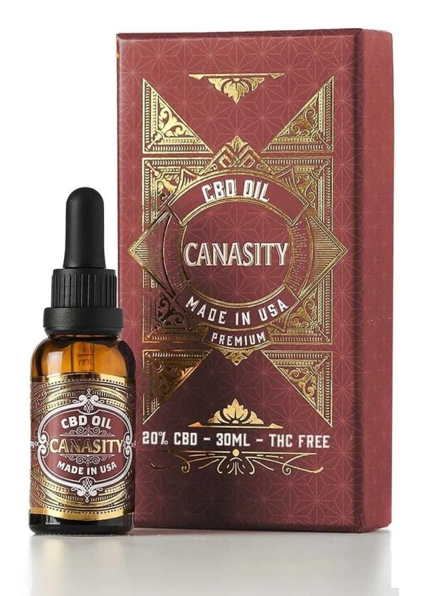 Ulei CBD 20% Spectru Larg Canasity — flacon cu pipetă