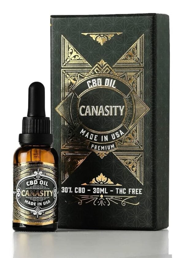 Ulei CBD 30% Spectru Larg Canasity — flacon cu pipetă